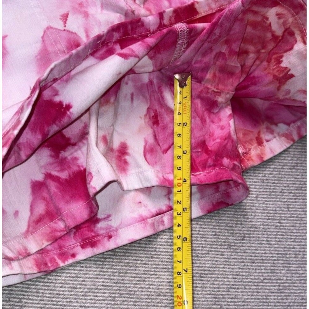 Gloria Vanderbilt Petite Pink Tie-Dye Skort Women’s Size 10 Petite - Picture 8 of 10
